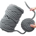 Miniatyrbild 1 av 8: Chunky Garn Core Blanket Line Super grobe Linie Strickwolle Roving Häkeln DIY - Verschiedene Farben