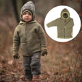 Pikkukuva 5 / 6: Syksyn ja talven tyylikäs fleece-takki pojille ja tytöille, lämmin vauvan fl