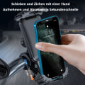 Miniatyrbillede 4 af 4: Lamicall mobiltelefon holder cykel, mobiltelefon holder motorcykel - 2023 Universal 360° cykelholder til iPhone 15 14 Pro Max Plus, SE, 13 12 Pro Max