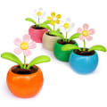 Miniatyrbilde 6 av 6: Nikkende figur blomst, solenergi nikkende figur, soldansende blomst solcelleblomst nikkende figur nikkende blomst solcelledrevet nikkende blomst for