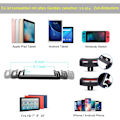 Miniatyrbillede 3 af 8: Tablet Stand til Seng Tablet Stand Seng Tablet Stand Stand 360 graders rotation med robust aluminium arm til iPad, tablet, telefon eller andre enhedsskærme