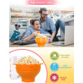Miniatyrbilde 5 av 7: Popcorn Popper, Mikrobølgesikker, Silikon Popcorn Maker Og