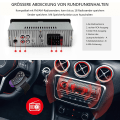 Miniatyrbilde 3 av 5: Bilradio med Bluetooth handsfree-system, 7 fargede lys justerbare, 1 DIN bilradio Bluetooth med USB x 2/AUX/TF MP3-spiller/FM bilradio radio med