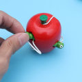 Miniatyrbillede 5 af 8: Træsnøring Legetøj Træsnøring Frugt Træning Legetøj Træblok Puslespil