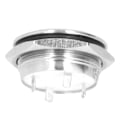 Miniatyrbilde 7 av 8: 5 stk Momentære Trykknapper Metall Auto Reset Ultra Tynn Vanntett med LED 22mm AC220V Hvit
