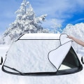 Miniatyrbild 1 av 8: Snöskydd för vindrutan - 4 lager skydd - passar de flesta bilar