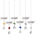 Miniatyrbilde 1 av 5: Dragonfly for Windows Prisms Suncatcher Hage Bryllup