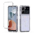 Transparent akryl laserpapper telefonfodral för ZTE Blade A54