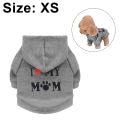 Miniatyrbillede 2 af 5: Hund T-shirt Jeg elsker min mor Hund T-shirt til små hunde tøj,