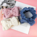 Miniatyrbillede 2 af 6: Mikrofiber Sløjfe Pandebånd Makeup Pandebånd, Blød Ansigtsvask