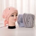 Miniatyrbillede 3 af 5: Absorberende hår hurtig tørrende håndklæde  hår tør wrap turban sød