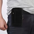Miniatyrbillede 5 af 5: Stor skærm mobiltelefon taske bælte multifunktionel taljepakke lodret til mænd
