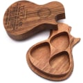 Miniatyrbillede 5 af 8: Guitar tilbehør Træ Guitar Pick Træ Guitar Pick Box