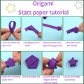 Miniatyrbillede 2 af 6: 1080 ark Origami-stjerner papir, dobbeltsidet farver dekoration