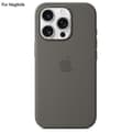 iPhone 16 Pro Max Cover - Flydende Silikone med MagSafe & Induktion Popov Teknologi (Grå)