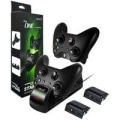 Miniatyrbild 1 av 5: Laddare med 2 Laddningsbara Batterier för Xbox One/Xbox Series X/S-Kontroller, Laddningsstation med 2 x 1300 mAh Laddningsbara Batterier (Xbox Series