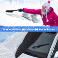 Miniatyrbild 2 av 4: Vindruteskydd för bilar - skydd mot sol, snö, frost och damm