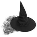 Häxhatt Halloween Maskeradhatt för att arbeta med hår A