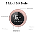 Miniatyrbild 4 av 6: Dubbel elektrisk bröstpump Amning Smärtfri Steglös knapp LED HD-display, Stark sugkraft, Uppladdningsbar, BPA-fri