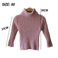 Miniatyrbillede 2 af 5: Ekstra tyk turtleneck sweater baby base shirt til at holde varmen
