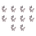Miniatyrbilde 1 av 5: 10 stk 3D krystall rhinestone perler neglekunst dekorasjon