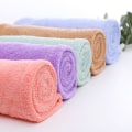 Miniatyrbilde 5 av 5: Mikrofiber Hårbandana Wrap Tørkehåndklær, 4-pakning