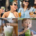 Pikkukuva 5 / 5: Ruostumattomasta teräksestä valmistetut smoothie-pillit, leveät uudelleenkäytettävät metallijuomat