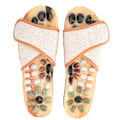 Pikkukuva 2 / 7: Unisex Jalkamassaa Slippers Kivi Jalkakohta Stimuloi Tossut Terveydenhuoltoon Khaki37