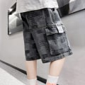 Miniatyrbilde 3 av 5: Elastiske midjejeans shorts for småbarn og babyer, Toddler Baby Casu