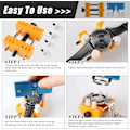 Miniatyrbild 5 av 7: DIY Klockreparationskit, Skruvnyckelsats för Snabbt Batteribyte, Professionellt Urmakarverktyg