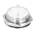 Miniatyrbilde 3 av 8: 5 stk Momentære Trykknapper Metall Auto Reset Ultra Tynn Vanntett med LED 22mm AC220V Rød
