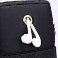 Miniatyrbild 5 av 7: Liten crossbody-plånbokstelefonväska för kvinnor, miniväska över axeln, mobiltelefonväska, miniplånbok med axelrem