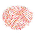 Miniatyrbillede 2 af 2: 700 stk. Plastik Simulerede Perler DIY Makeup Æske Organizer Opbevaringsboks Dekoration DIY Perler Rosa Hvid