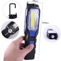Pikkukuva 5 / 5: Ladattava LED-työvalo, tehokas ladattava LED-työvalo, USB-magneettilamppu, 2800mAh COB-akku, koukku ja 3-in-1-latauskaapeli