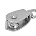 Miniatyrbillede 4 af 8: 304 Rustfrit Stål Trækhjul Robust Holdbar Praktisk Sikker Wiretov Løftetrækhjul M32