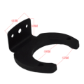 Miniatyrbilde 5 av 5: Svart Baseball Bat Display Hanger Holder Veggmontert Stativ