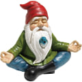 Miniatyrbillede 1 af 6: Havefigur af havenisse, 8 tommer, polyresin, fuld farve