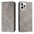 Fodral för iPhone 13 Pro Max Grå Korthållare Plånbok Typ Magnetiskt Skinnkänsla Läder Nr 14876