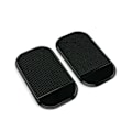Miniatyrbild 1 av 7: 2 x halkfria mattor för mobiltelefoner - bilhållare utan lim för smartphones, glasögon etc. - halkfri matta för instrumentbrädan - set om 2