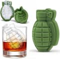 Miniatyrbild 3 av 5: Dww-4 x Silikonisbitsformar, 3D Granatform, Isbitsform, Kakformar, Silikonisformar för Whisky, Scotch, Cocktails, Kaffe, Frukt, J A