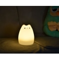 Pikkukuva 4 / 8: Lasten yövalo 7 värikästä silikonista söpö kissa LED-yövalo