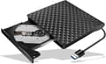 Extern DVD-enhet, USB 3.0 CD/DVD +/DVD-spelare bärbar, skiv-CD-ROM-brännare lämplig för bärbar dator stationär PC