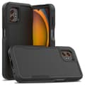 Til Samsung Galaxy XCover7 Pro Cover 2 i 1 PC+TPU Stødsikkert Telefoncover - Sort (Sort)