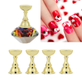 Miniatyrbild 7 av 8: Nagelkonst Display Diamant, Glas Kristallbas för Salong DIY Manikyrverktyg, Glänsande Dekoration med Magnetisk Botten för Falska Nagelspetsar, Förhöj Din