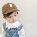 Miniatyrbilde 5 av 5: Baby Boy Baseball Cap Solhatt Brev Solbeskyttelse Hat, Solhatt f