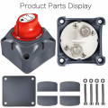 Miniatyrbild 3 av 8: Battery Master Switch 12V/24V - Battery Cut Off - Master Battery Isolator Disconnect Switch Bilbatteri Kill Switch Tillbehör för RV Yacht Boat