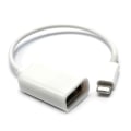 Miniatyrbillede 1 af 5: 8 Pin Otg Adapter Lightning Han Til Usb Kabelledning Til Iphone