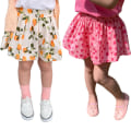 Miniatyrbilde 1 av 6: 2 stk. jenteshorts og småbarnsshorts, lette shorts casual baggy