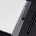 Miniatyrbilde 3 av 6: 6 Hulls Transparent PVC Bindemiddel Skilleark med Faner Klart