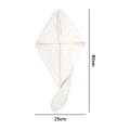 Miniatyrbillede 2 af 5: 2-pak Mikrofiber Hår Turban Håndklæde Wrap, Hår Tørring Håndklæde